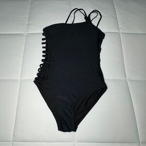 Corral Tropics Black One Piece Swimsuit